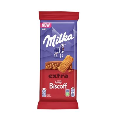 milka Biscoff Ciocolata cu Lapte si Biscuiti 190 g
