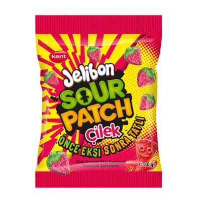 Jelibon Jeleuri Gumate Aroma Capsuni 80 g