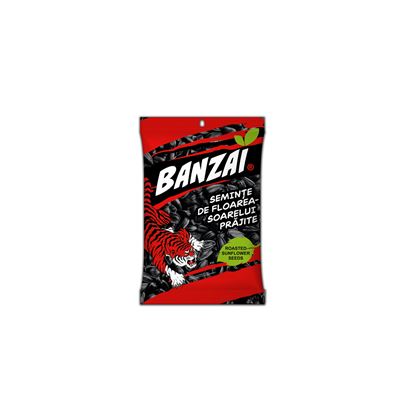BANZAI Seminte Floarea Soarelui Negre fara Sare 80 g