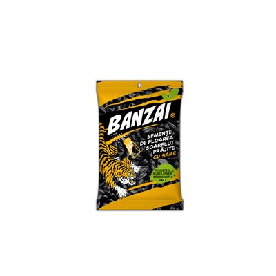 BANZAI Seminte Floarea Soarelui Negre cu Sare 80 g