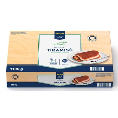 METRO Chef Tiramisu Portionat 10 x 110 g
