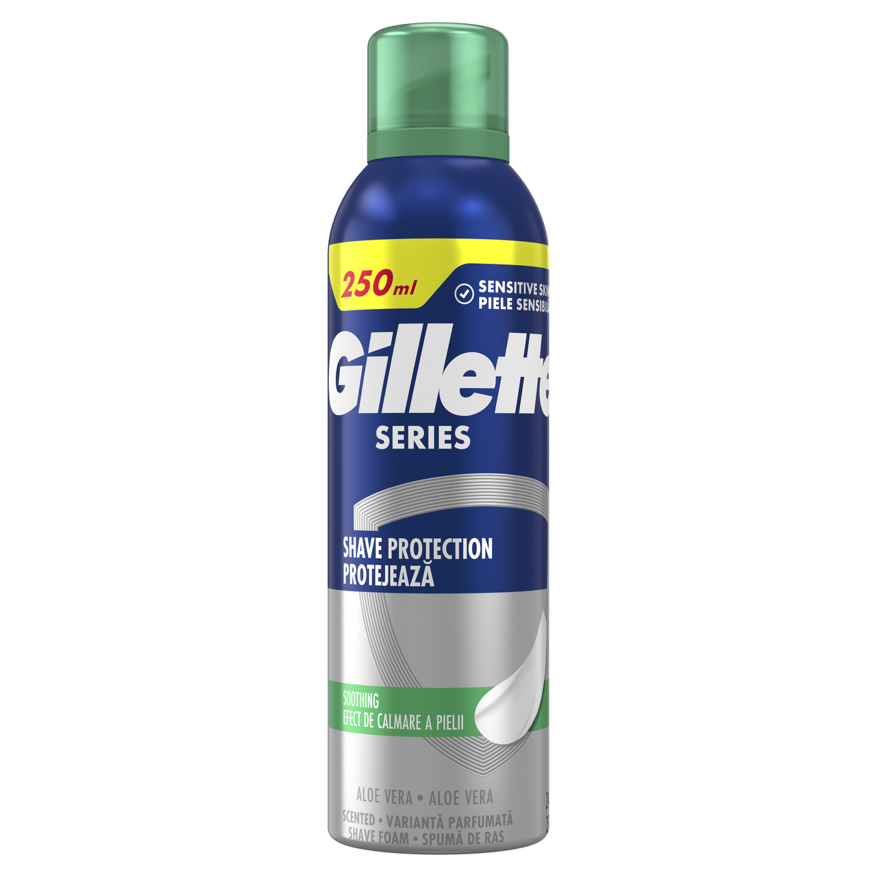 Gillette Spuma de Ras Piele Sensibila 250 ml