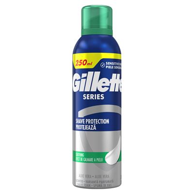 Gillette Spuma de Ras Piele Sensibila 250 ml