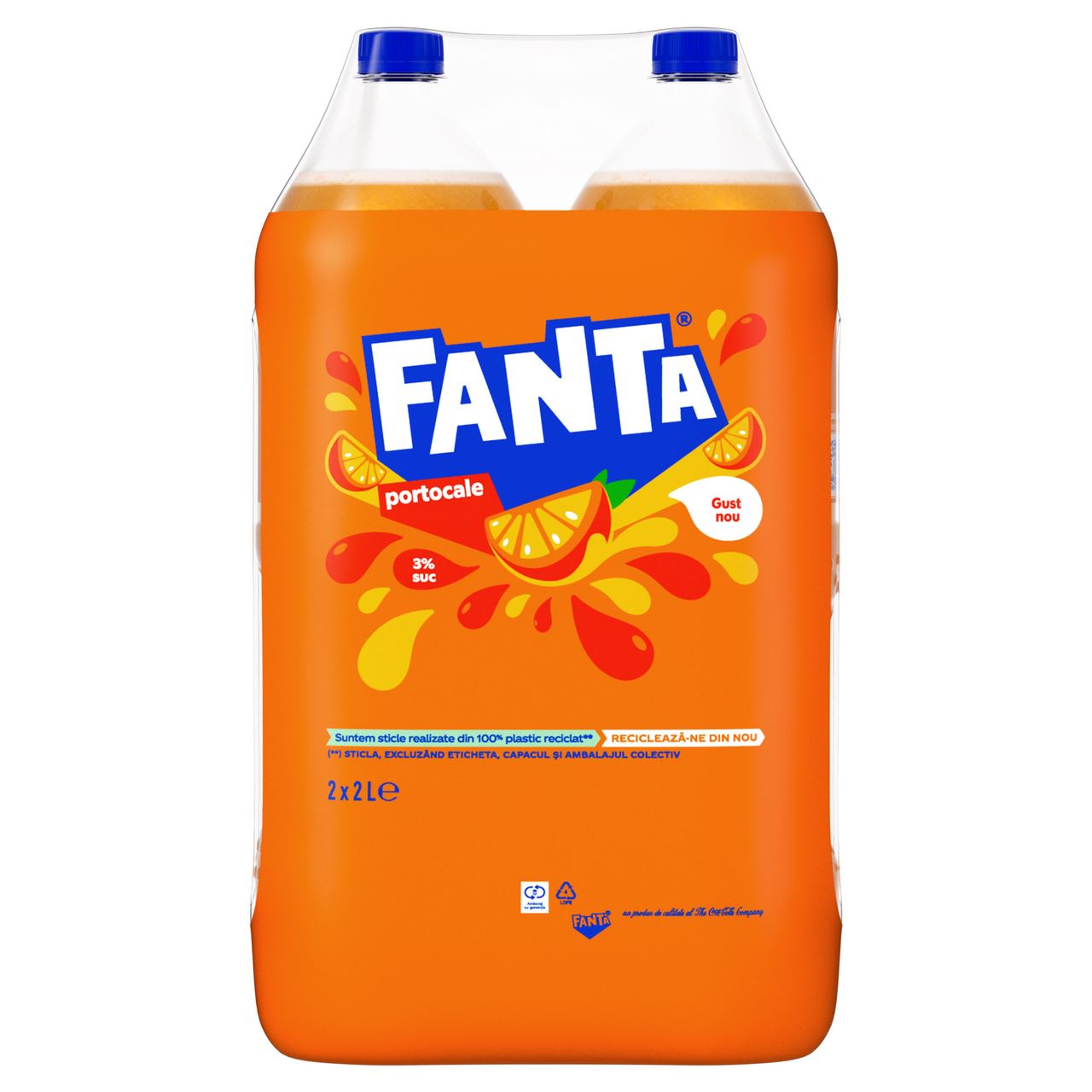 Fanta Portocale 2 L, 2 sticle