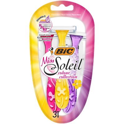 BiC 3 Aparate de Ras Miss Soleil Colour