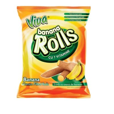 Viva Rulouri cu Crema de Banane 100 g