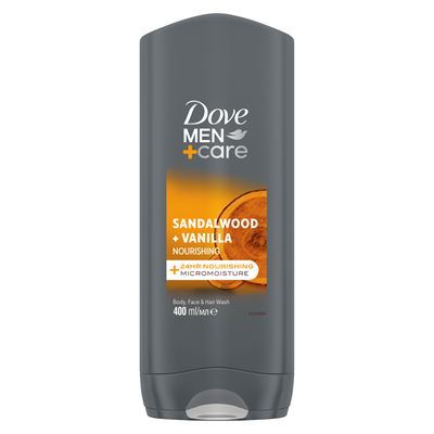 Dove Men Gel de Dus Lemn de Santal 400 ml