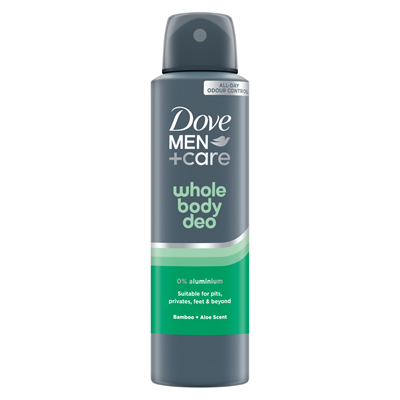 Îngrijire personală - Dove Men+Care Whole Body Deo Deodorant Spray pentru întregul corp, Bamboo & Aloe, 150 ml