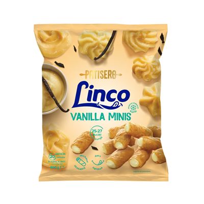 Linco Patisero Mini Rulouri Vanilie 400 g ❄