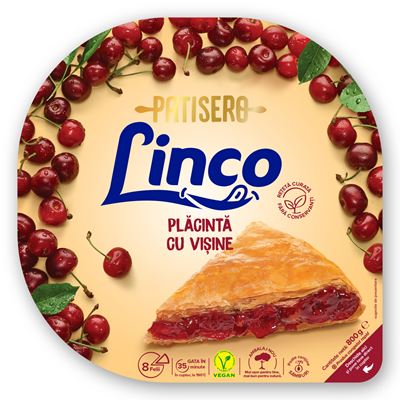 Linco Patisero Placinta cu Visine 800 g ❄