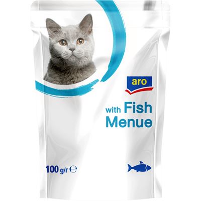 aro Hrana Pisici Umeda cu Peste 100 g