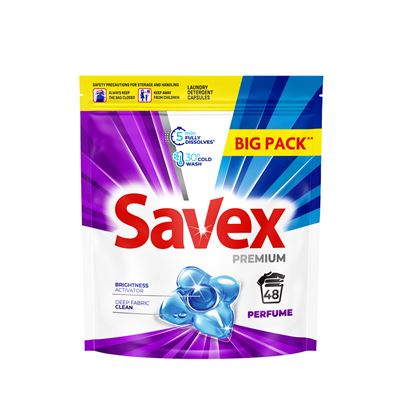 Savex PREMIUM Perfume Detergent Rufe 48 Capsule