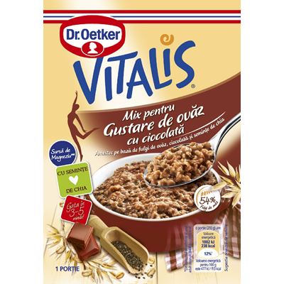 Dr.Oetker Gustare de Ovăz cu Ciocolată 60 g