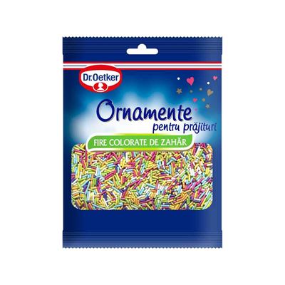 Dr.Oetker Ornamente Fire Colorate de Zahăr 30 g