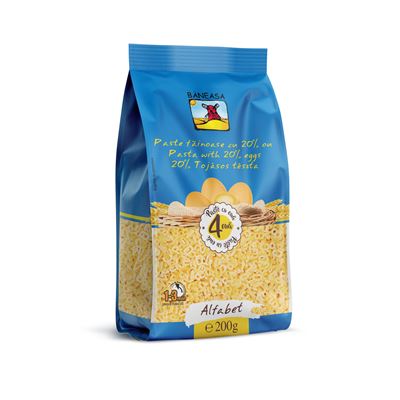 BANEASA Premium Paste Alfabet cu Ou 200 g