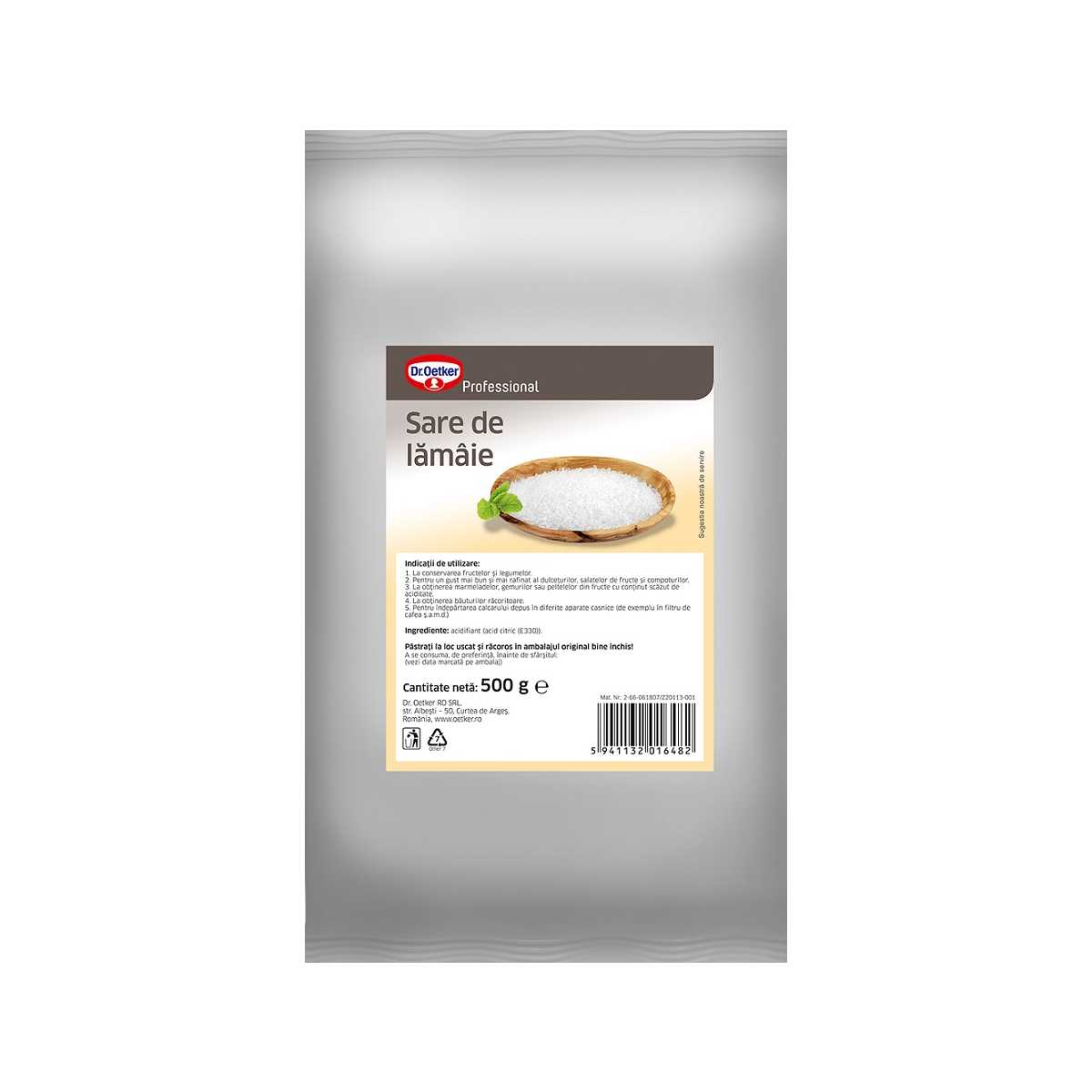 Dr.Oetker Professional Sare de Lămâie 500 g