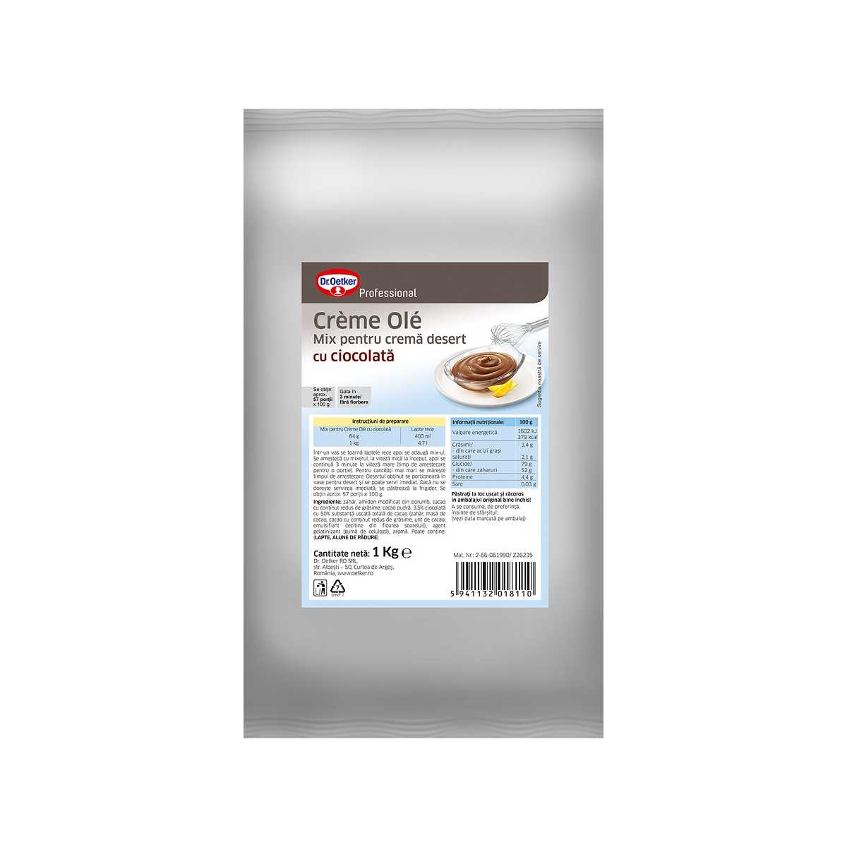 Dr.Oetker Professional Creme Ole Ciocolată 1 Kg