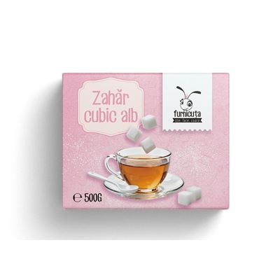 furnicuta zahar Cubic Alb Espresso 500 g