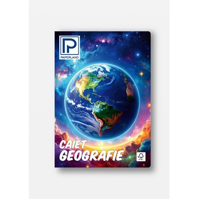 PAPERLAND Caiet Geografie Portrait A4 24 File 70 g 10 bucati