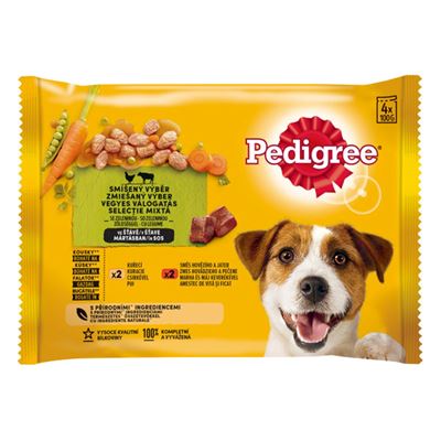 Pedigree Plic Adult Mix Set 4 x 100 g