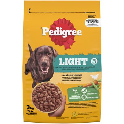 Pedigree Adult Light Hrana Uscata Pasare & Legume 3 Kg