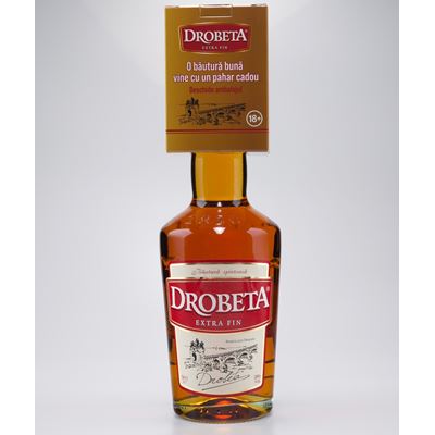 DROBETA Bautura Spirtoasa 28% cu Pahar SGR 0,5 L