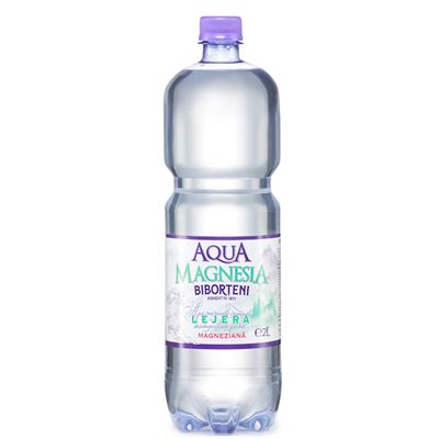 BIBORTENI Aqua Magnesia Apa Minerala Carbogazoasa Lejera SGR 6 x 2 L