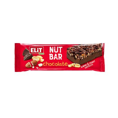 ELiT bars Baton Cereale cu Dublu de Ciocolata 40 g