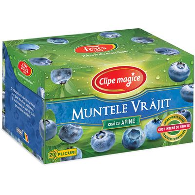 Fares Clipe Magice 20 Pliculete x 2 g Ceai Afine 40 g