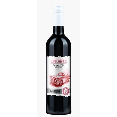 CASA PETRU Vin fara Alcool Rosu Demidulce SGR 0,75 L