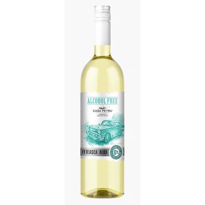 CASA PETRU Vin fara Alcool Feteasca Alba Demidulce SGR 0,75 L