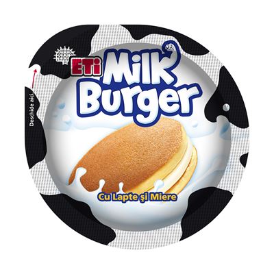 ETi MilkBurger Prajitura Miere & Lapte 35 g