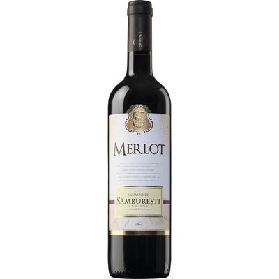 DOMENIILE SAMBURESTI Merlot Vin Rosu Sec SGR 0,75 LV