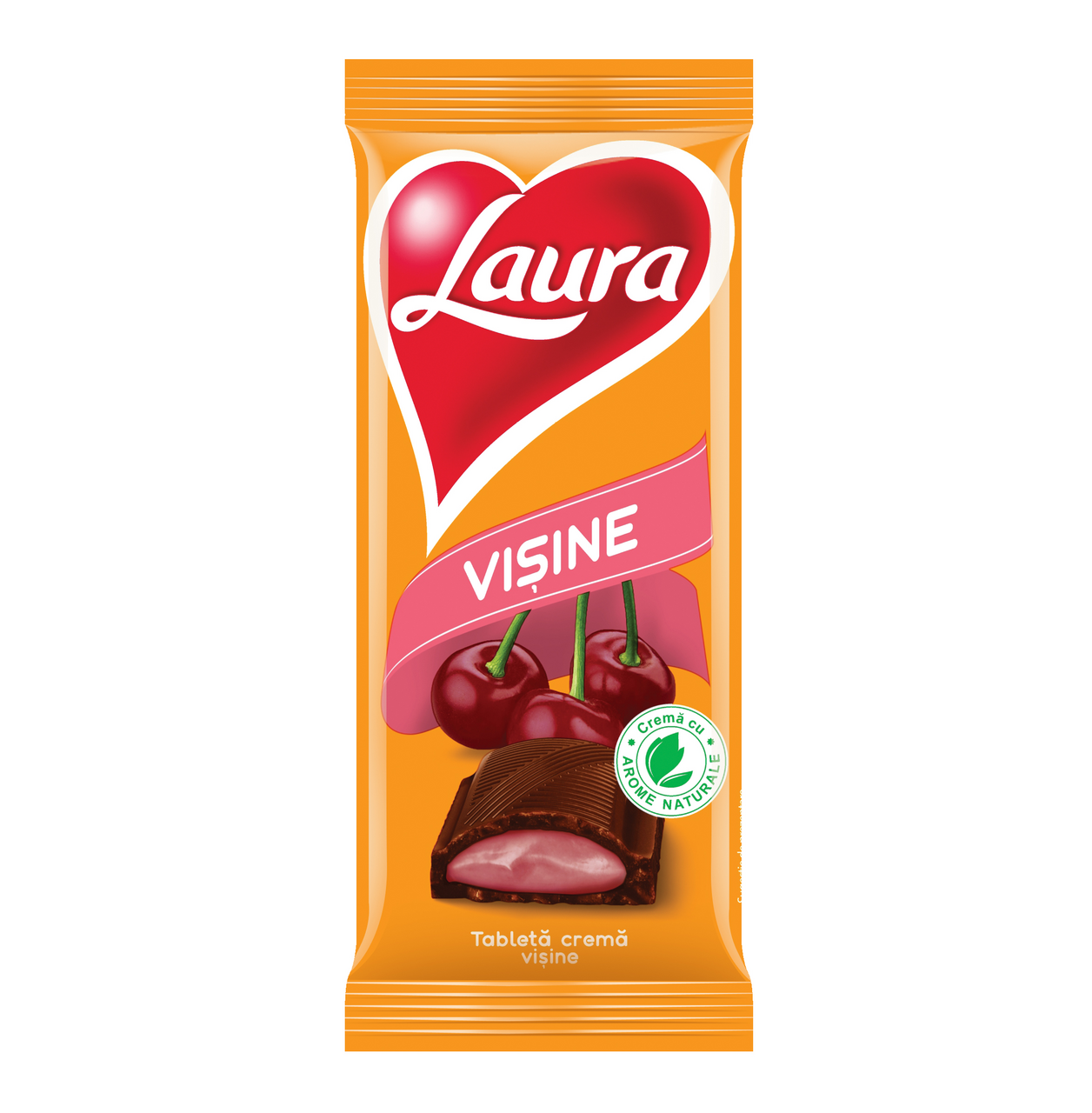 LAURA Tableta cu Crema de Visine 92 g