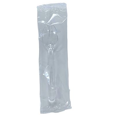 QualityPack 50 Lingurite Reutilizabile PS Transparente Ambalate Individual
