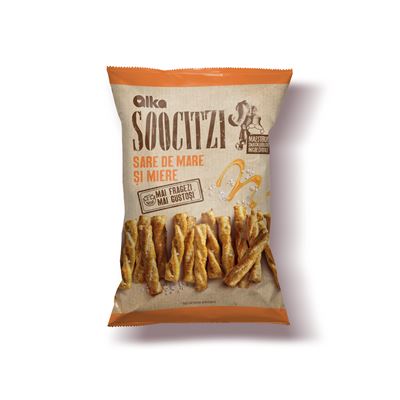 ALKA Soocitzi Snacks Sare de Mare si Miere 180 g