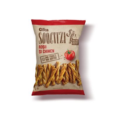 ALKA Soocitzi Snacks Rosii si Chimen 180 g