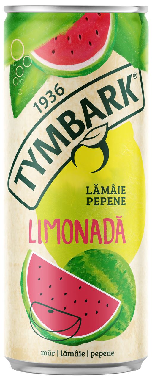 Tymbark Limonada Carbo Pepene Roșu 0,33 L, 12 buc.