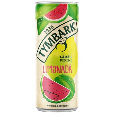 TYMBARK Limonada Carbo Pepene Rosu SGR 12 x 0,33 L