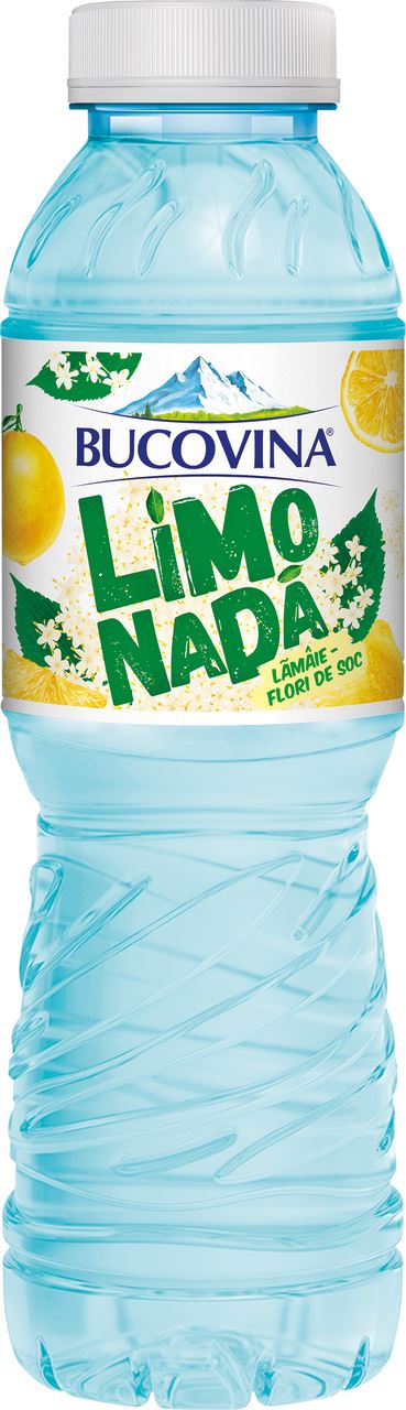 Bucovina Limonada Lămâie și Soc 0,5 L, 12 buc.