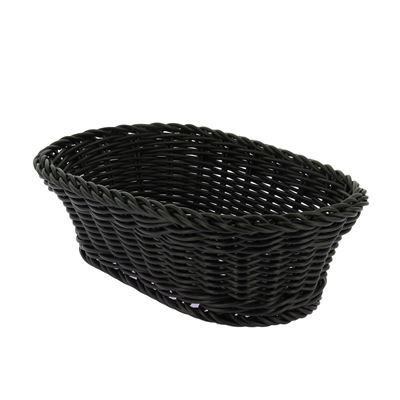 METRO PROFESSIONAL Cos Polipropilena Oval Negru 28 x 16 x 8 cm