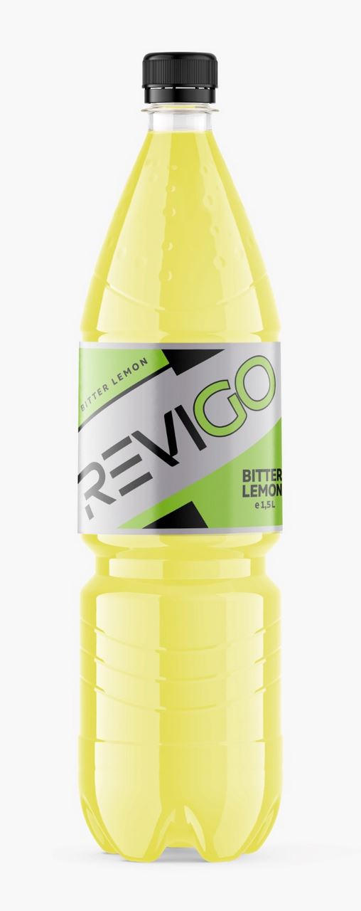 Revigo Băutură Răcoritoare Carbogazoasă Bitter Lemon 1,5 L, 6 sticle