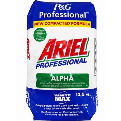 ARIEL PROFESSIONAL Alpha Max White Detergent Rufe 13,5 Kg