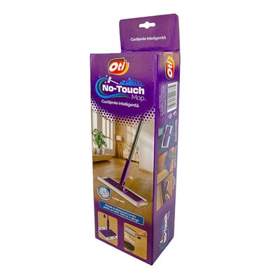 Oti No-Touch Mop Plast + 5 Lavete Uscate & 5 Lavete Umede