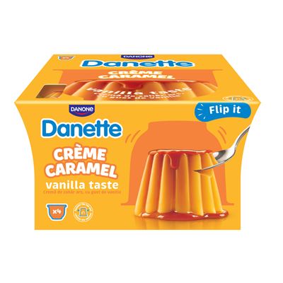 Danette Crema de Zahar Ars cu Vanilie 4 x 95 g