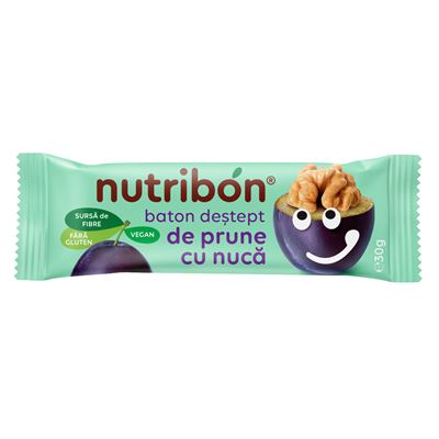 nutribon Baton Prune si Nuca 30 g
