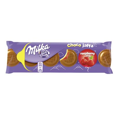 milka Choco Jaffa Biscuiti Jeleu cu Zmeura 147 g