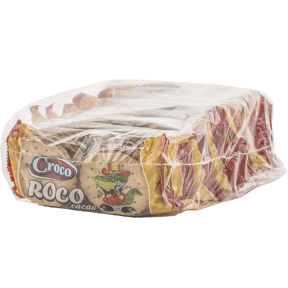 CROCO ROCO Biscuiti cu Crema de Cacao 8 x 56 g