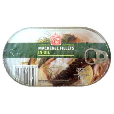 Fine Life Macrou File In Ulei 3 x 170 G