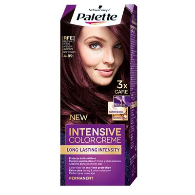 Palette Intensive Color Creme Vopsea De Par Nuanta RFE3 Brun Violet Intens 110 ml